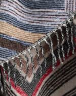 Image 3 of 3: Missoni Home Chevron Wool-Blend Throw, 98" x 100"