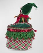 Image 3 of 3: Katherine's Collection Winter Snowdrop Elf with Bag