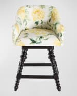 Image 2 of 6: Peninsula Home Collection Loren Swivel 26" Counter Stool