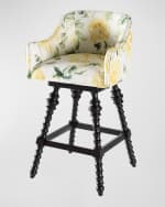Image 2 of 5: Peninsula Home Collection Loren Swivel 30" Bar Stool
