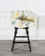 Image 1 of 5: Peninsula Home Collection Loren Swivel 30" Bar Stool