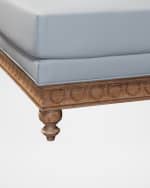 Image 5 of 7: Peninsula Home Collection Gemini Vegan Leather Double-Sided Sofa, 98"