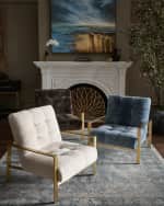 Image 2 of 9: Massoud Bondi Shearling Lounge Chair
