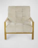 Image 4 of 9: Massoud Bondi Shearling Lounge Chair
