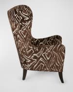 Image 4 of 6: Massoud Knox Wingback Chair 