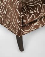 Image 5 of 6: Massoud Knox Wingback Chair 