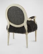 Image 5 of 8: Massoud Haven Shearling Accent Chair