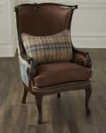 Image 1 of 7: Massoud Virgil Wingback Chair 