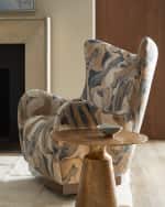 Image 2 of 5: Massoud Noor Swivel Wing Chair