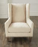 Image 2 of 7: Massoud Raye Wing Chair 