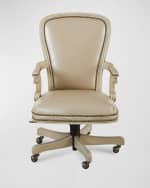 Image 3 of 8: Massoud Osmat Leather Office Chair