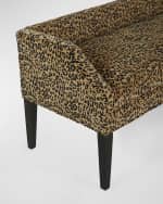 Image 5 of 7: Massoud  Olipha End-of-Bed Bench, 60"