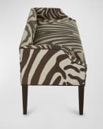 Image 6 of 9: Massoud Somer Hair on Hide End-of-Bed Bench, 70"