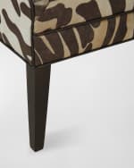 Image 6 of 7: Massoud Somer Hair on Hide End-Of-Bed Bench, 60"