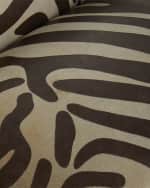 Image 7 of 7: Massoud Somer Hair on Hide End-Of-Bed Bench, 60"