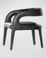 Image 3 of 6: Four Hands Hawkins Leather Chair