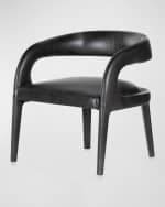 Image 1 of 6: Four Hands Hawkins Leather Chair