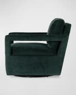 Image 4 of 7: Four Hands Olson Swivel Chair
