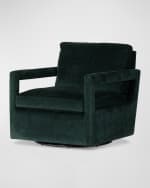 Image 1 of 7: Four Hands Olson Swivel Chair