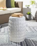 Image 3 of 5: Surya Blackwell Outdoor Garden Seat