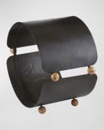 Image 2 of 3: Arteriors Cannon Log Holder