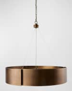 Image 2 of 5: Arteriors Dante 36" 5-Light Chandelier