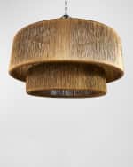 Image 3 of 5: Arteriors Creighton 35" 3-Light Chandelier