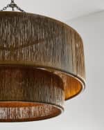 Image 5 of 5: Arteriors Creighton 35" 3-Light Chandelier