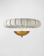 Image 2 of 5: Arteriors Camella 15" 3-Light Flush Mount