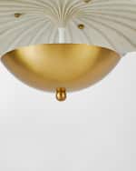 Image 3 of 5: Arteriors Camella 15" 3-Light Flush Mount