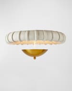 Image 1 of 5: Arteriors Camella 15" 3-Light Flush Mount