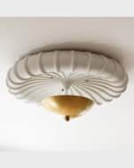 Image 5 of 5: Arteriors Camella 15" 3-Light Flush Mount