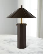Image 3 of 6: Arteriors Cantrell 28" 2-Light Table Lamp