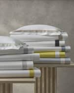 Image 7 of 7: Matouk Ambrose King Flat Sheet