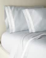 Image 6 of 7: Matouk Ambrose King Flat Sheet
