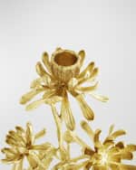 Image 4 of 4: Michael Aram Dahlia Tall Candleholders, Set of 2