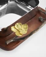 Image 5 of 5: Michael Aram Gold Orchid Triple Dishes