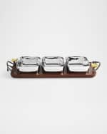 Image 1 of 5: Michael Aram Gold Orchid Triple Dishes