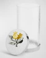 Image 2 of 3: Michael Aram  Pomegranate Silver & Gold Large Canister