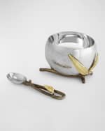 Image 2 of 5: Michael Aram Zen Garden Nut Bowl with Spoon