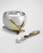 Image 3 of 5: Michael Aram Zen Garden Nut Bowl with Spoon