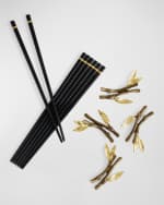 Image 5 of 5: Michael Aram Zen Garden Chopsticks & Stand Set