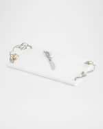 Image 3 of 6: Michael Aram Pomegranate Silver & Gold Cheeseboard with Spreader