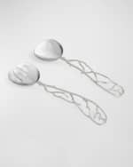 Image 2 of 4: Michael Aram Pomegranate Silver & Gold 2-Piece Serving Set