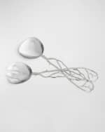 Image 3 of 4: Michael Aram Pomegranate Silver & Gold 2-Piece Serving Set