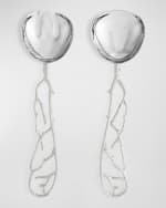 Image 1 of 4: Michael Aram Pomegranate Silver & Gold 2-Piece Serving Set