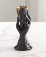 Image 1 of 4: Jonathan Adler Gilded I-Scream Bud Vase