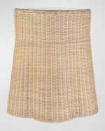 Image 3 of 4: Worlds Away Ingrid Round Side Table