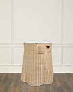 Image 1 of 4: Worlds Away Ingrid Round Side Table