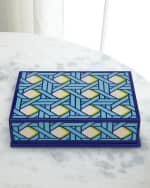 Image 2 of 2: Jonathan Adler Basketweave Lacquer Card Set